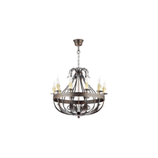 Luster na lancu LOARA 10xE14/60W/230V