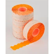 Traka za cjenovne oznake, 22x12 mm, METO, narancasta 22ORANGE