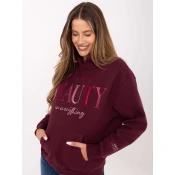 Sweatshirt-D10608BC02802A4NO-burgundy