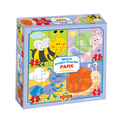 Puzzle za najmlajše Moje prve puzzle Park Dohány 4-6-9-12 delov od 24 mes