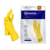 Ideall Yellow XL gospodinjske gumijaste rokavice, rumene lateks, 1 par