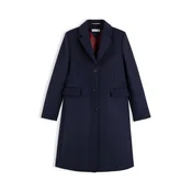 Tommy Hilfiger Volneni plašč WW0WW51106 Mornarsko modra Slim Fit