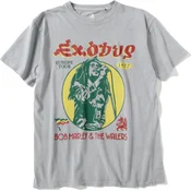 Bob Marley 1977 Tour (Wash Collection) Grey M Majica