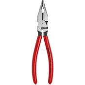 Knipex 08 21 185 Kombinovana špic klešta 185mm, sa gumiranim ruckama