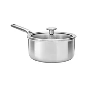Saucepan with lid, stainless steel, 3 Ply, 18cm/2.1L, MultiPly - Kit