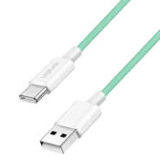 shumee Kabel LogiLink USB-C na USB-A, 1,5 m, najlon, 60 W, 480 Mbps, zelen, USB 2.0
