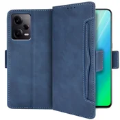 GS Ovitek za Xiaomi Redmi Note 12 5G/POCO X5 5G, reža za kartico, temno moder