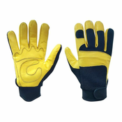 SW Moto rukavice žuto-crne sa ojacanjem na dlanu xl