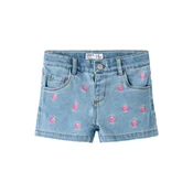 NAME IT Kavbojke NMFRose moder denim/roza/bela