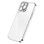 shumee Ovitek za iPhone 13 Pro, ohišje s srebrnim kovinskim okvirjem