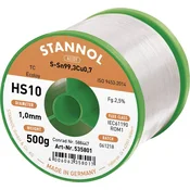 Stannol Stannol HS10 2510 spajkalna žica\, neosvinčena tuljava Sn99\,3Cu0\,7 ROM1 500 g 1 mm, (20428465)