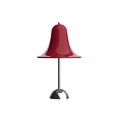 VERPAN LED namizna svetilka Pantop na baterije, češnjevo rdeča, višina 30 cm - Dnevna soba/jedilnica - Dizajn - češnjevo rdeča, krom - Kovina