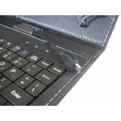 GEMBIRD TA-PCK8-BLACK ** Gembird US Tastatura za 8 (i 7) Tablet PC sa futrolom i micro USB konektorom(591)