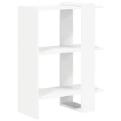 Vidaxl Knjižna polica Bela 52 x 25 x 71,5 cm Konstruiran les