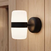 Stenska svetilka Northern LED Hall, mat črna, premer 23 cm, 2-žarilna - Kopalnica - Dizajn - mat črna, bela - Aluminij