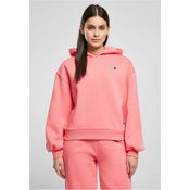 Womens Pink Grapefruit Hooded Starter Essential Oversized