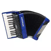 HOHNER BRAVO II 48 MODRA HARMONIKA NEW BELLOW S TORBO