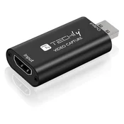 Techly THL I-USB-VIDEO-1080TY Pretvorna enota signalov, HDMI v USB, črna