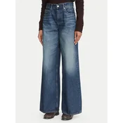 Tommy Hilfiger Jeans hlače Indie WW0WW48567 Modra Wide Leg