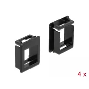 Delock Keystone držac modula za kucišta (4 komada), crni