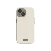 shumee Moshi Napa MagSafe - usnjen ovitek za iPhone 15 (jajčno bela)