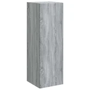 vidaXL Omejen kabineta za kopalnico Siva Sonoma 33 x 34,5 x 100 cm