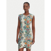 Just Cavalli Vsakodnevna obleka 80PAOE04 CJ112 Pisana Slim Fit