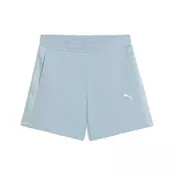 PUMA Essentials Tape High-Waist Shorts Youth, Shop, Seafoam, 15-16Y