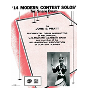 PRATT:14 MODERN CONtest SOLOS FOR SNARE DRUM