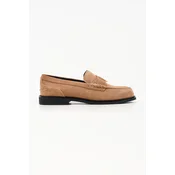 Karl Lagerfeld loaferji ženski semišasti Mia