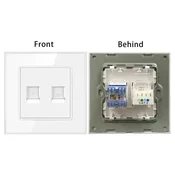SmartHome Zidna uticnica CAT6 RJ45, Bela