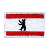 shumee Našitek zastave Berlina - samolepilna podlaga - vezen našitek/značka/emblem