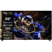 TCL Televizor 98X11K 98, MiniLED, 4K, 144Hz, Google TV, Bang&Olufsen, Crni