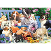 Trefl Puzzle Psi na vrtu 1000 kosov