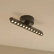 Lindby LED reflektor Eldrin, črna, 1-svetlobni, svetlobne točke - Dnevna soba/jedilnica - Sodobni - Kovina