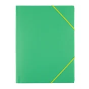 Mapa z elastiko pvc levia a4 LEVIA - ZELENA