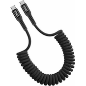 Yenkee YCU 501 BK namotani kabel, USB, C/C