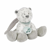 Mekana glazbena igračka Nattou - Mini snježni leopard Lea