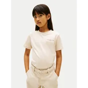 Tommy Hilfiger Majica KS0KS00661 Bež Regular Fit