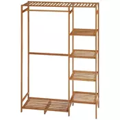 Homestar Oblečni regal 90x30x145 cm rjav
