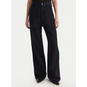 G-Star Raw Jeans hlače Roos D27705-D536 Mornarsko modra Wide Leg