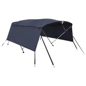Vidaxl Bimini tenda s 4 loki in stranicami 243x(200-213)x137 cm