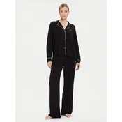 KARL LAGERFELD Pižama A4W45004 Črna Relaxed Fit