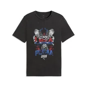 PUMA Fanpack 90s Bespoke Relaxed Tee Men, Football, Black/Red, S