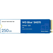 WD SN570 SSD disk, 250 GB, M.2 2280, NVMe, 250 GB, moder (WDS250G3B0C)