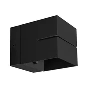 Ideus Dekorativna črna stenska svetilka ELTON G9 35W 03957