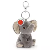Plišani privjesak za kljuceve Keel Toys Keeleco – Slon, 12 cm