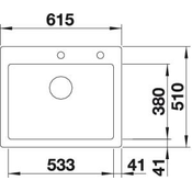 BLANCO pomivalno korito PALONA 6 520929