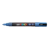 Perom s filcom UNI Posca PC-3ML glitter plava 2UPC3MLK