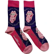 The Rolling Stones Nogavice UK Tongue Purple 40-45